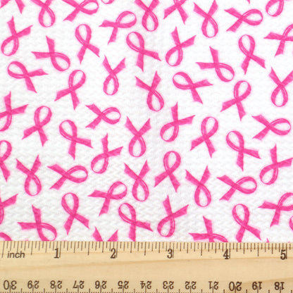breast cancer printed fabric