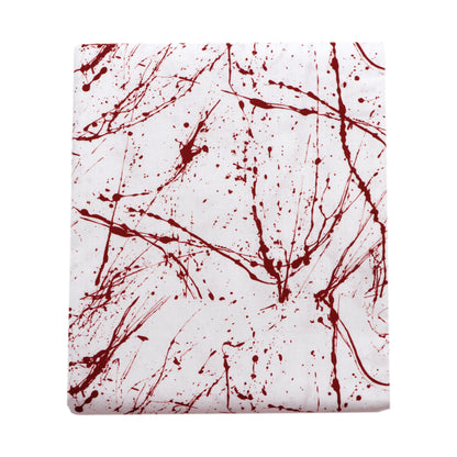 paint splatter blood printed fabric
