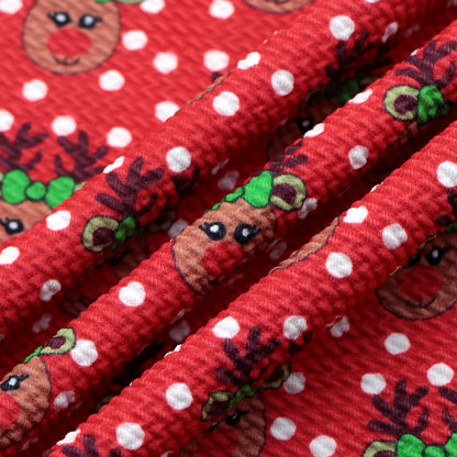 deer reindeer giraffe christmas printed fabric