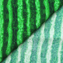 Load image into Gallery viewer, stripe watermelon green series printed fabric
