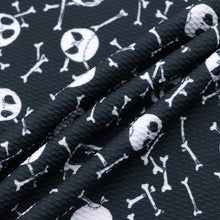 Load image into Gallery viewer, bones fish bones dog bones printed fabric
