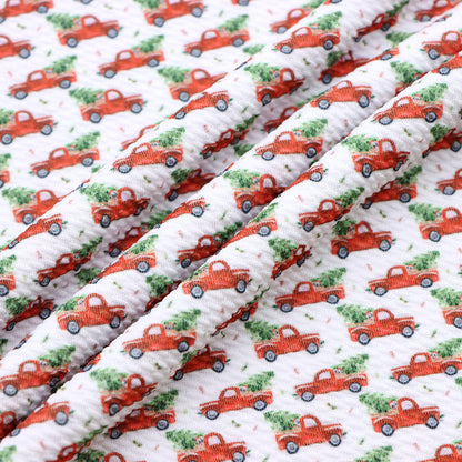 christmas day printed fabric