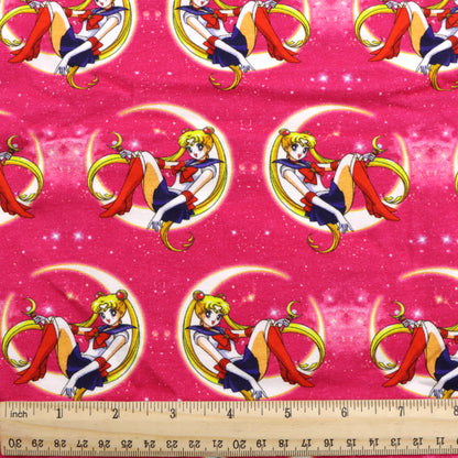 red series printed fabric