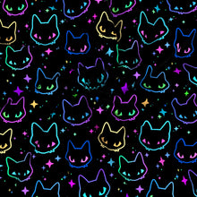 Load image into Gallery viewer, star starfish cat animals printed fabric
