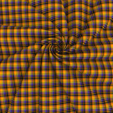 Load image into Gallery viewer, plaid grid yellow series printed fabric
