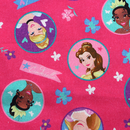 flower floral pink series printed fabric