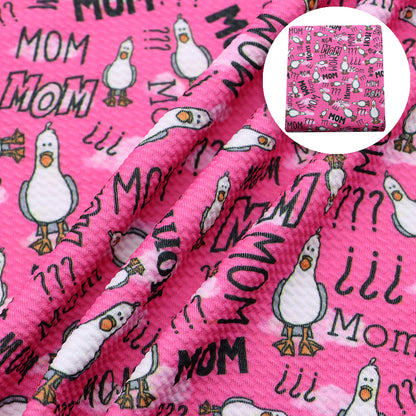 mother printed fabric