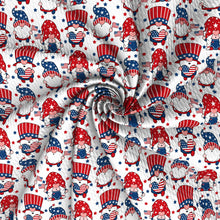 Load image into Gallery viewer, fourth of july independence day star printed fabric
