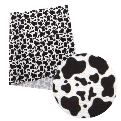 cow pattern printed fabric