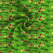 Load image into Gallery viewer, snowflake snow christmas day printed fabric
