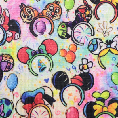 crochet headband hairband printed fabric