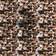 Load image into Gallery viewer, dog puppy printed fabric
