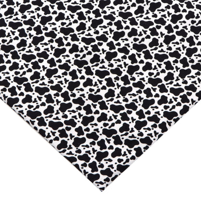 cow pattern printed fabric