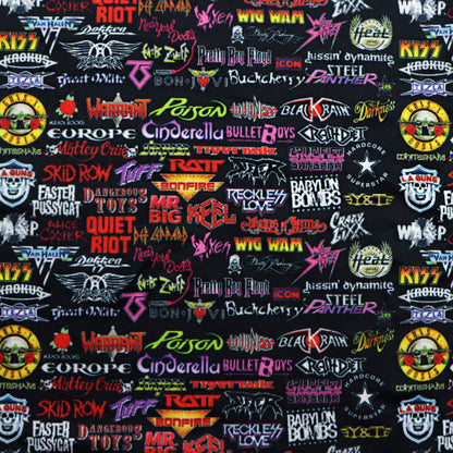 gun flower floral printed fabric