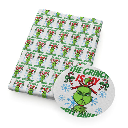 christmas day snowflake snow crutch printed fabric