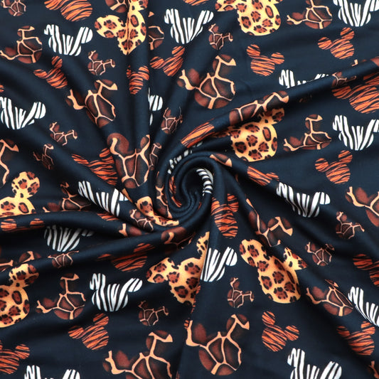 leopard cheetah printed fabric