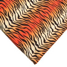 Load image into Gallery viewer, gradient color orange series tiger tiger pattern printed fabric
