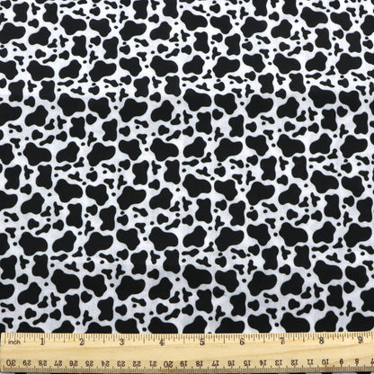 cow pattern printed fabric