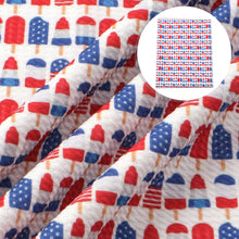 Load image into Gallery viewer, ice cream 4th of july fourth of july independence day printed fabric
