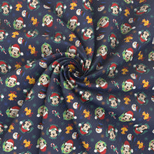 Load image into Gallery viewer, christmas day crutch printed fabric
