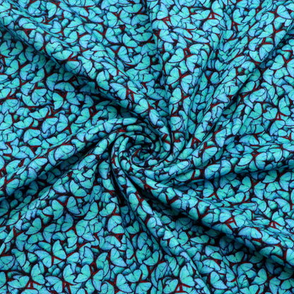 butterfly printed fabric