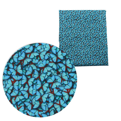 butterfly printed fabric