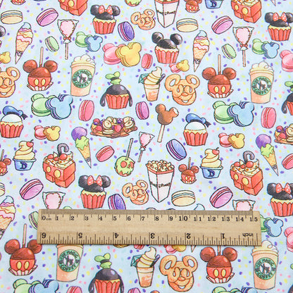 food printed fabric