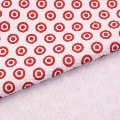dots spot printed fabric
