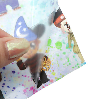 paint splatter printed fabric