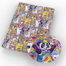 Load image into Gallery viewer, panda dog puppy printed fabric
