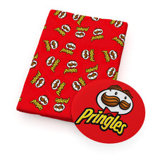 Load image into Gallery viewer, red series pringles brand printed fabric
