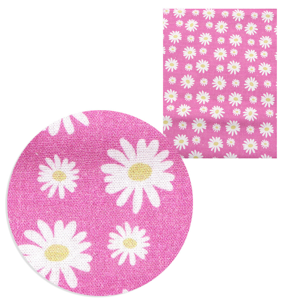 pink series flower floral printed fabric