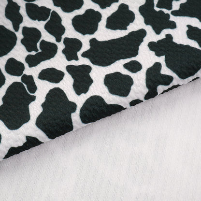 cow pattern printed fabric