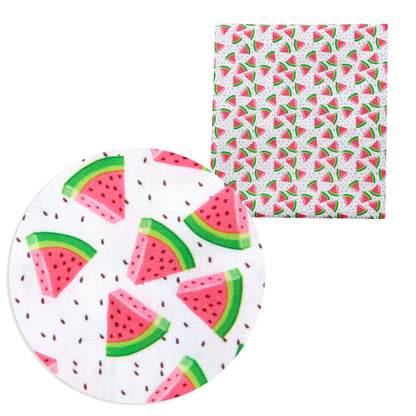 watermelon fruit printed fabric
