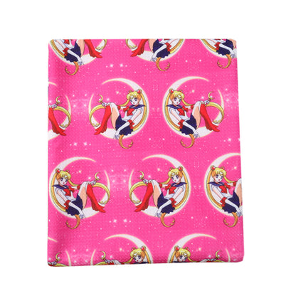 red series printed fabric