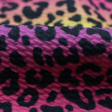 Load image into Gallery viewer, gradient color rainbow color leopard cheetah printed fabric
