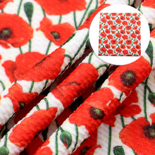 Load image into Gallery viewer, flower floral red series poppy flowers printed fabric
