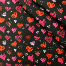 Load image into Gallery viewer, heart love printed fabric

