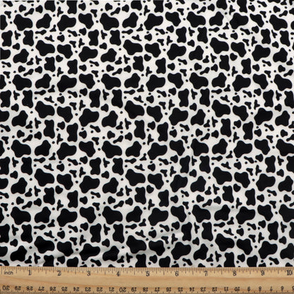 cow pattern printed fabric