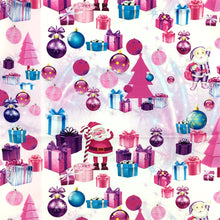 Load image into Gallery viewer, christmas day christmas tree printed fabric
