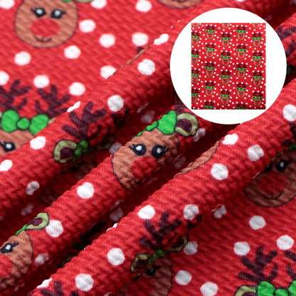 deer reindeer giraffe christmas printed fabric