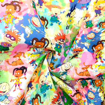 tie dye printed fabric