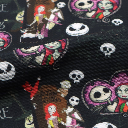 heart love printed fabric