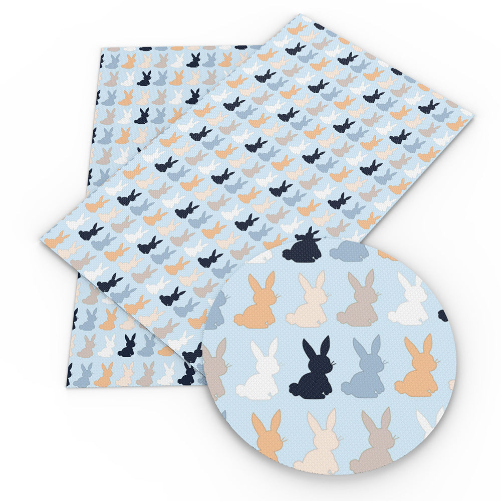 rabbit bunny easter bunny printed fabric