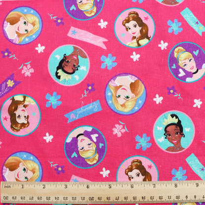 flower floral pink series printed fabric