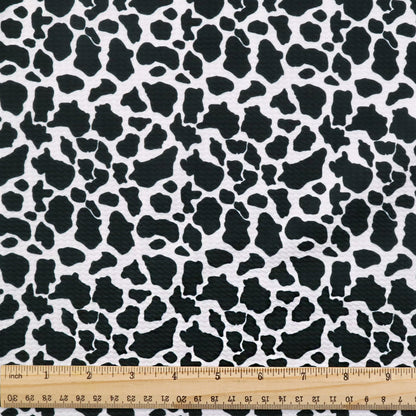 cow pattern printed fabric