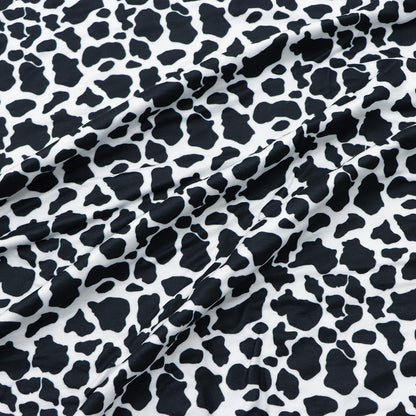 cow pattern printed fabric