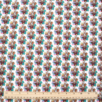 grandma printed fabric