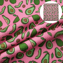 Load image into Gallery viewer, fruit avocado pink series printed fabric

