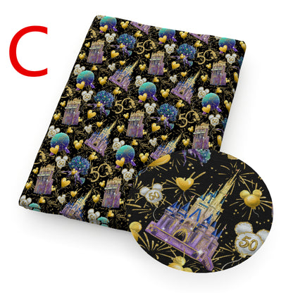 cartoon printed fabric